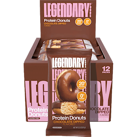 Legendary Protein Donuts - Chocolate Dipped Flavoured